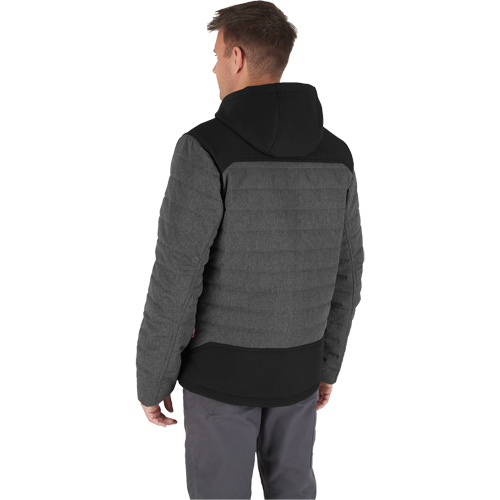 Veste chauffante M12 QuietShell avec pile, Hommes, Petit, Gris R.M.G. Prévention