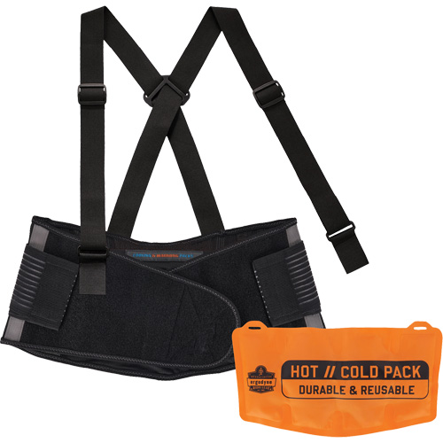 Proflex 1675 Back Support Brace with Cooling/Warming Pack, Spandex, X-Small R.M.G. Prévention