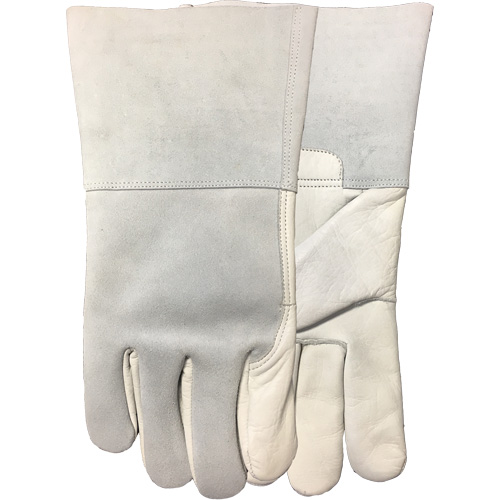 Gants d'ajusteur Fabulous Fabricator 2757E, Petit, Paume en Cuir fleur de vache, Doublure en Molleton de coton R.M.G. Prévention