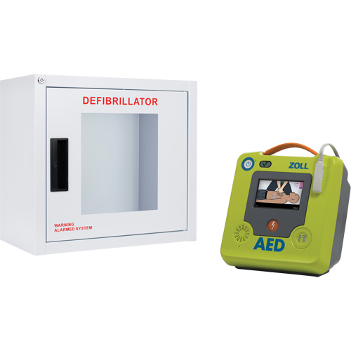 AED 3 AED & Wall Cabinet Kit, Semi-Automatic, English, Class 4 R.M.G. Prévention