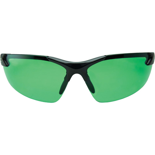 Zorge G2 Safety Glasses, Green Lens, Anti-Scratch, ANSI Z87+/MCEPS GL-PD 10-12/Meets/Exceeds CSA Z94.3 R.M.G. Prévention