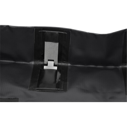 Berme repliable, Capacit&eacute; 30 gal. US, 3' la x 3' lo x 6" h, Support &agrave; encliqueter R.M.G. Prévention