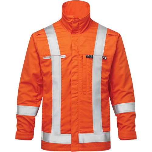 UltraSoft&reg; 7 oz. Skyline Summer Bomber Jacket, Large, High Visibility Orange R.M.G. Prévention