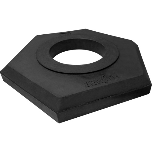 Base de canaliseur en caoutchouc, 15 lb R.M.G. Prévention