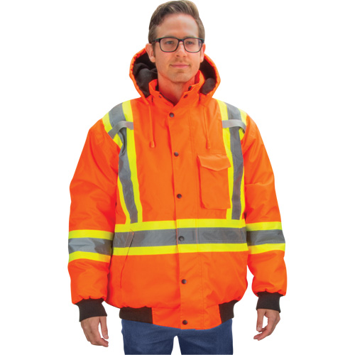 Parka d'hiver imperm&eacute;able 7-en-1, Orange haute visibilit&eacute;, Moyen R.M.G. Prévention