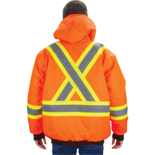 Parka d'hiver imperm&eacute;able 7-en-1, Orange haute visibilit&eacute;, Moyen R.M.G. Prévention