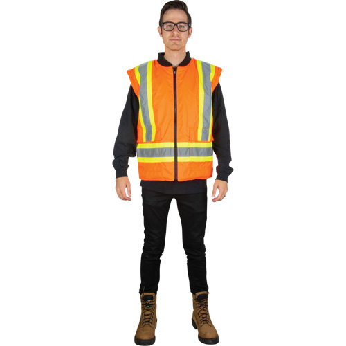 Parka d'hiver imperm&eacute;able 7-en-1, Orange haute visibilit&eacute;, Moyen R.M.G. Prévention