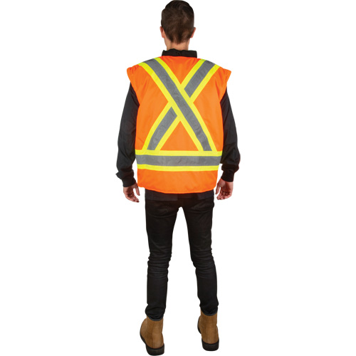 Parka d'hiver imperm&eacute;able 7-en-1, Orange haute visibilit&eacute;, Moyen R.M.G. Prévention