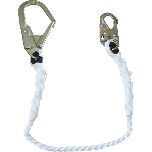 LAN-1242-4 5/8" Restraint Rope Lanyard, 1 Legs, 4', CSA Class A R.M.G. Prévention