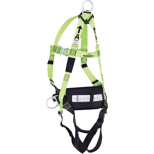 FBH10000L1020-S  Contractor Series Safety Harness with Positioning Belt, CSA Certified, Class AP, Small R.M.G. Prévention