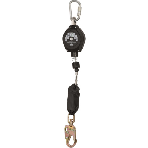 SRL-73302-10LE Self-Retracting Lifeline, 10', Galvanized Steel, Swivel R.M.G. Prévention