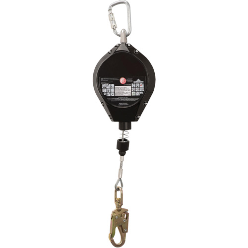 SRL-73302-40LE Self-Retracting Lifeline, 40', Galvanized Steel, Swivel R.M.G. Prévention