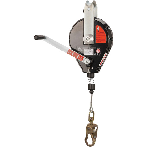 SRL-73303-60 Cable Self-Retracting Lifeline with Recovery, 60', Galvanized Steel, Swivel R.M.G. Prévention