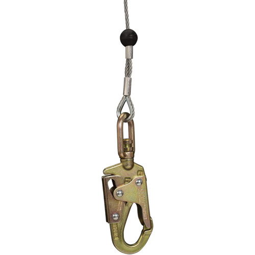 SRL-73303-96 Cable Self-Retracting Lifeline with Recovery, 96', Galvanized Steel, Swivel R.M.G. Prévention