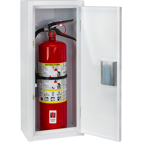 Indoor Fire Extinguisher Cabinet, 10" W x 24" H x 7" D R.M.G. Prévention