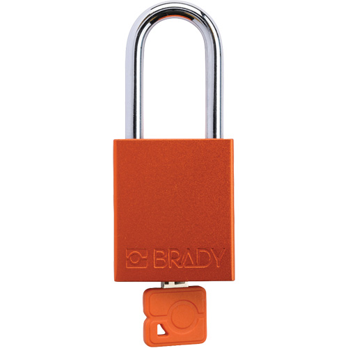 Velocity Plus Safety Lockout Padlock, Orange, Keyed Alike, Aluminum, 1-1/2" Width R.M.G. Prévention