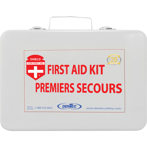 Shield First Aid Kit, Meets/Exceeds CSA Z1220-24 Type 2 Low-Risk Environment, Small (2-25 Workers) R.M.G. Prévention