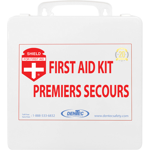 Shield First Aid Kit, Meets/Exceeds CSA Z1220-24 Type 3 High-Risk Environment, Small (2-25 Workers) R.M.G. Prévention