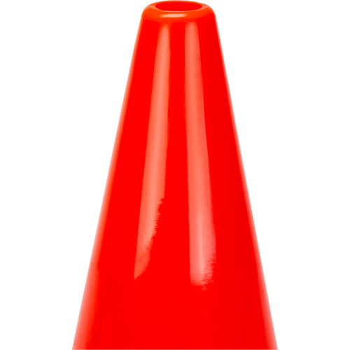 C&ocirc;ne de signalisation de premi&egrave;re qualit&eacute;, 12", Orange R.M.G. Prévention