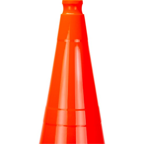 C&ocirc;ne de signalisation de premi&egrave;re qualit&eacute;, 28", Orange R.M.G. Prévention