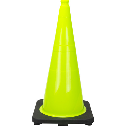 Premium Traffic Cone, 28", Lime Green R.M.G. Prévention
