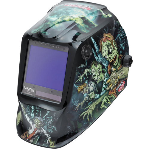 VIKING 3350 Zombie Welding Helmet, 3.74" L x 3.34" W View Area, 5 - 13 Shade Range R.M.G. Prévention