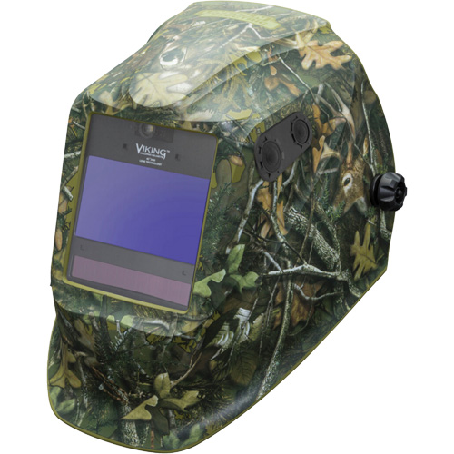 Masque de soudage VIKING 2450 s&eacute;rie ADV White Tail Camo, 3,82" lo x 2,44" la Champ de vision, Teinte 5 - 13 R.M.G. Prévention