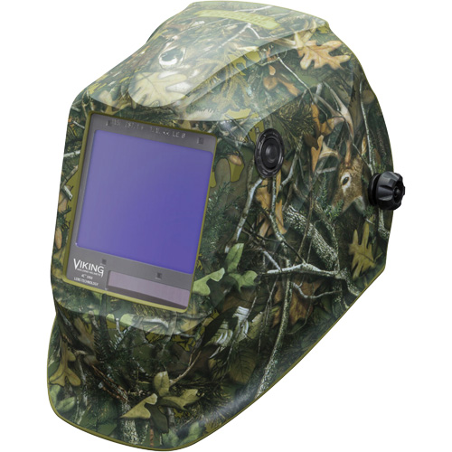 VIKING 3350 White Tail Camo Welding Helmet, 3.74" L x 3.34" W View Area, 5 - 13 Shade Range R.M.G. Prévention