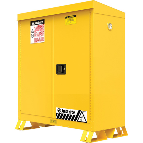 Outdoor Flammable Storage Cabinet, 30 gal., 2 Door, 43" W x 44" H x 18" D R.M.G. Prévention