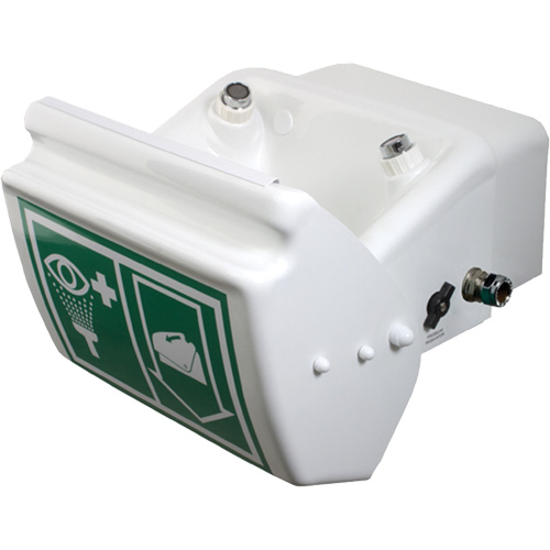 Eye/Face Wash, Wall-Mount Installation, Plastic Bowl R.M.G. Prévention