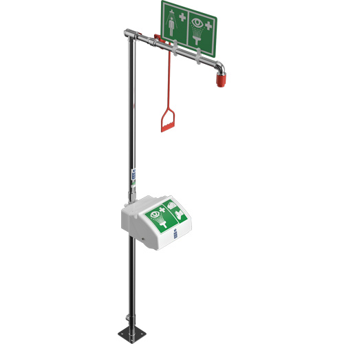 Combination Shower with Closed ABS Bowl & Bottom Inlet, Pedestal R.M.G. Prévention