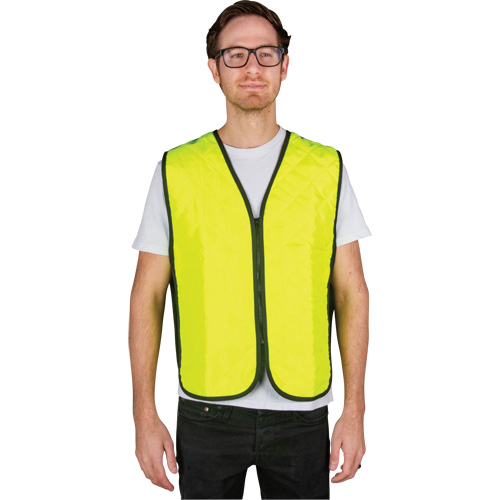 Veste refroidissante &agrave; &eacute;vaporation, Moyen, Jaune lime haute visibilit&eacute; R.M.G. Prévention