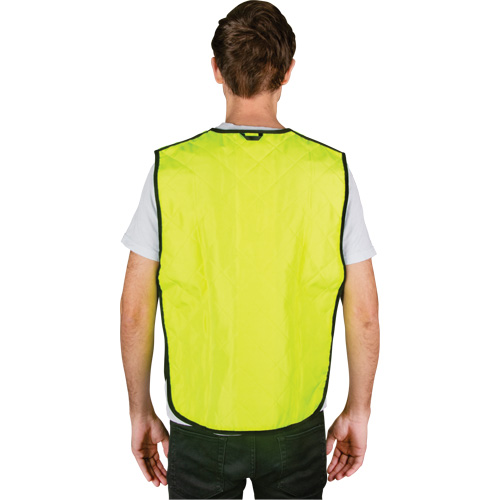 Veste refroidissante &agrave; &eacute;vaporation, Moyen, Jaune lime haute visibilit&eacute; R.M.G. Prévention