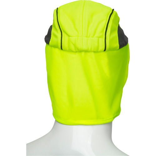 Cooling Hat with Neck Shade, Hi-Vis Lime R.M.G. Prévention