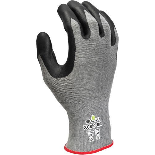 Gants r&eacute;sistants &agrave; la coupe XC810, Taille 6/Petit, Calibre 18, Rev&ecirc;tement Nitrile, Enveloppe en PEHP, ASTM ANSI niveau A4/EN 388 niveau D R.M.G. Prévention