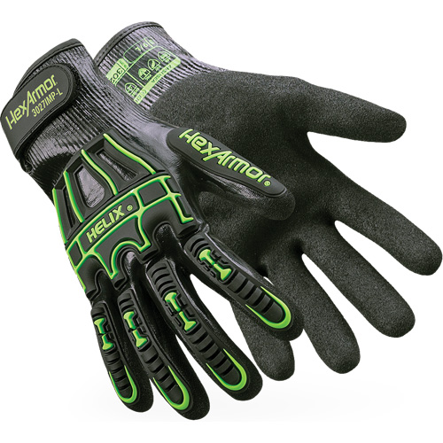 Gants Helix 3027IMP, Taille 6/T-petit, Calibre 21, Rev&ecirc;tement Nitrile, Enveloppe en PEHP, ASTM ANSI niveau A7 R.M.G. Prévention