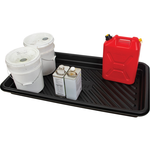 Spill Tray, 24" L x 48" W x 4.5" H, 24 US gal. Spill Capacity R.M.G. Prévention