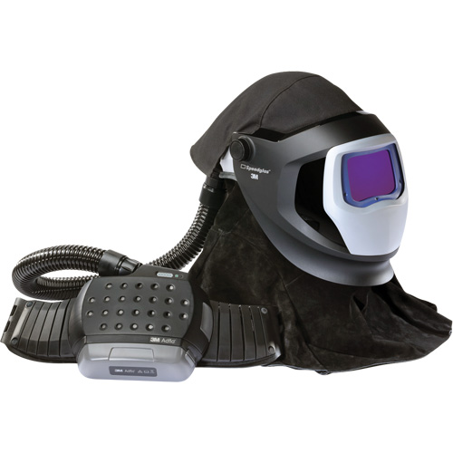 Adflo PAPR System with Versaflo M-Series Helmet & Speedglas Welding Shield Upgrade Kit, Welding Helmet, Lithium-Ion Battery R.M.G. Prévention