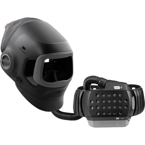 Casque de soudage Speedglas G5-03 Pro-Air avec syst&egrave;me de respirateur d'&eacute;puration d'air propuls&eacute; Adflo — SANS filtre autoassombrissant, Masque de soudage, Pile Lithium-ion R.M.G. Prévention