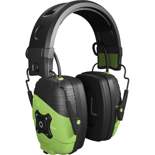 Safety Green Link Aware Bluetooth Earmuffs, Headband Style, 25 dB R.M.G. Prévention