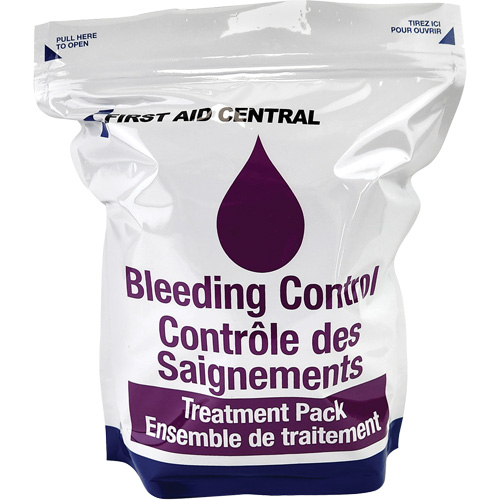 13 articles pour le contr&ocirc;le des saignements la trousse d'intervention d'urgence de premiers soins R.M.G. Prévention