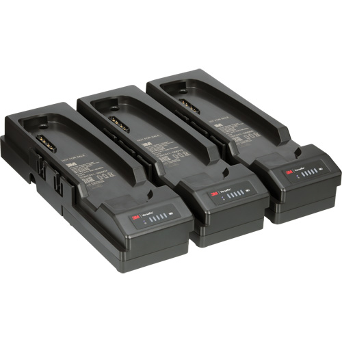 Versaflo 3-Station Battery Charger Pack for Versaflo TR-600 & TR-800 R.M.G. Prévention