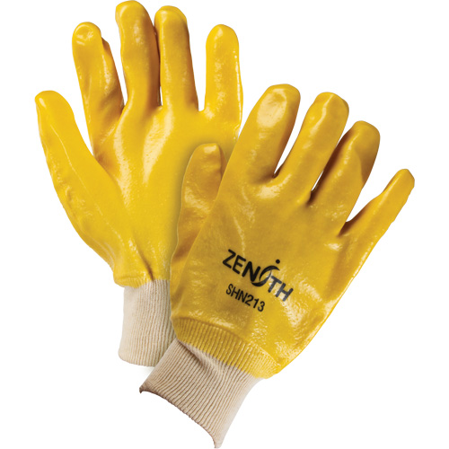 Gants &agrave; fini rugueux et r&eacute;sistants aux produits chimiques, Taille 9, 10" lo, PVC, Doublure en Interlock, 47-mil R.M.G. Prévention