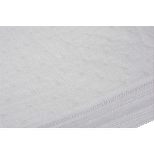 Bonded Sorbent Pads, Oil Only, 15" x 19", 14 gal. Absorbancy R.M.G. Prévention
