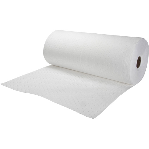 Rouleaux absorbants li&eacute;es, Lourd, 150' lo x 30" la, Absorption 24 gal. R.M.G. Prévention