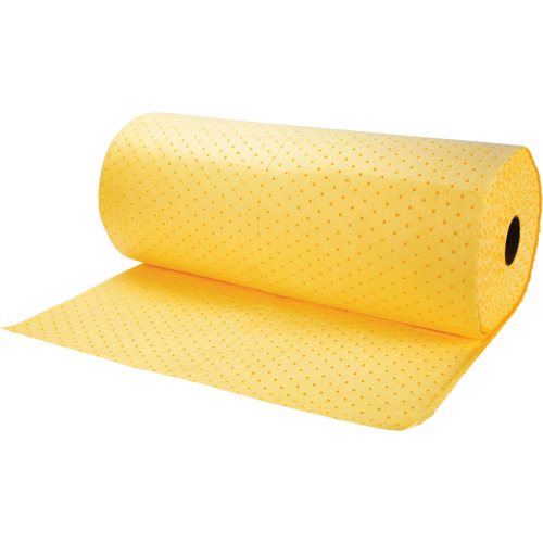 Rouleaux absorbants li&eacute;es, Lourd, 150' lo x 30" la, Absorption 20 gal. R.M.G. Prévention