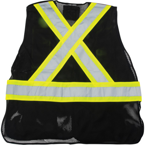 CSA Compliant Surveyor Vest, Black, Medium, Polyester R.M.G. Prévention