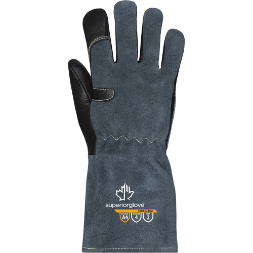 Gants de soudage MIG Endura 398KGLBGL, Cuir fleur de vache, Taille T-petit R.M.G. Prévention