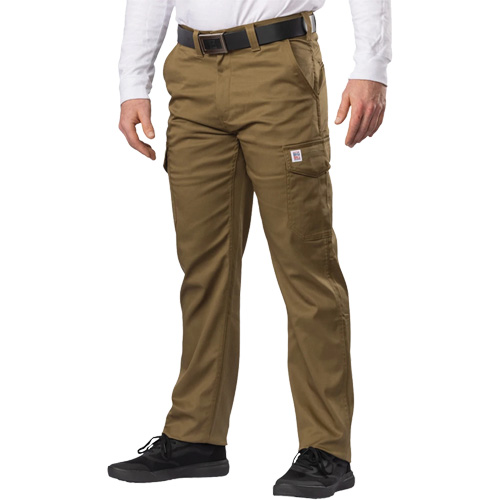Big Flex Cargo Pants, Poly-Cotton/Spandex, Military Olive Green, Size 46, 30 Inseam R.M.G. Prévention