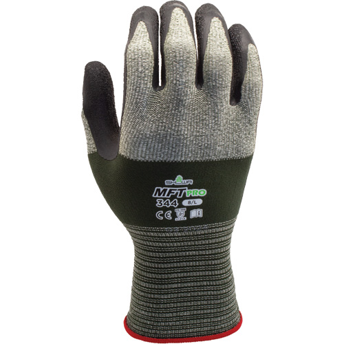 Gants MFT PRO 344, Taille 6/Petit, Calibre 13, Rev&ecirc;tement Latex de caoutchouc, Enveloppe en Nylon/Microfibre, EN 388 niveau 1/EN 388 niveau A R.M.G. Prévention